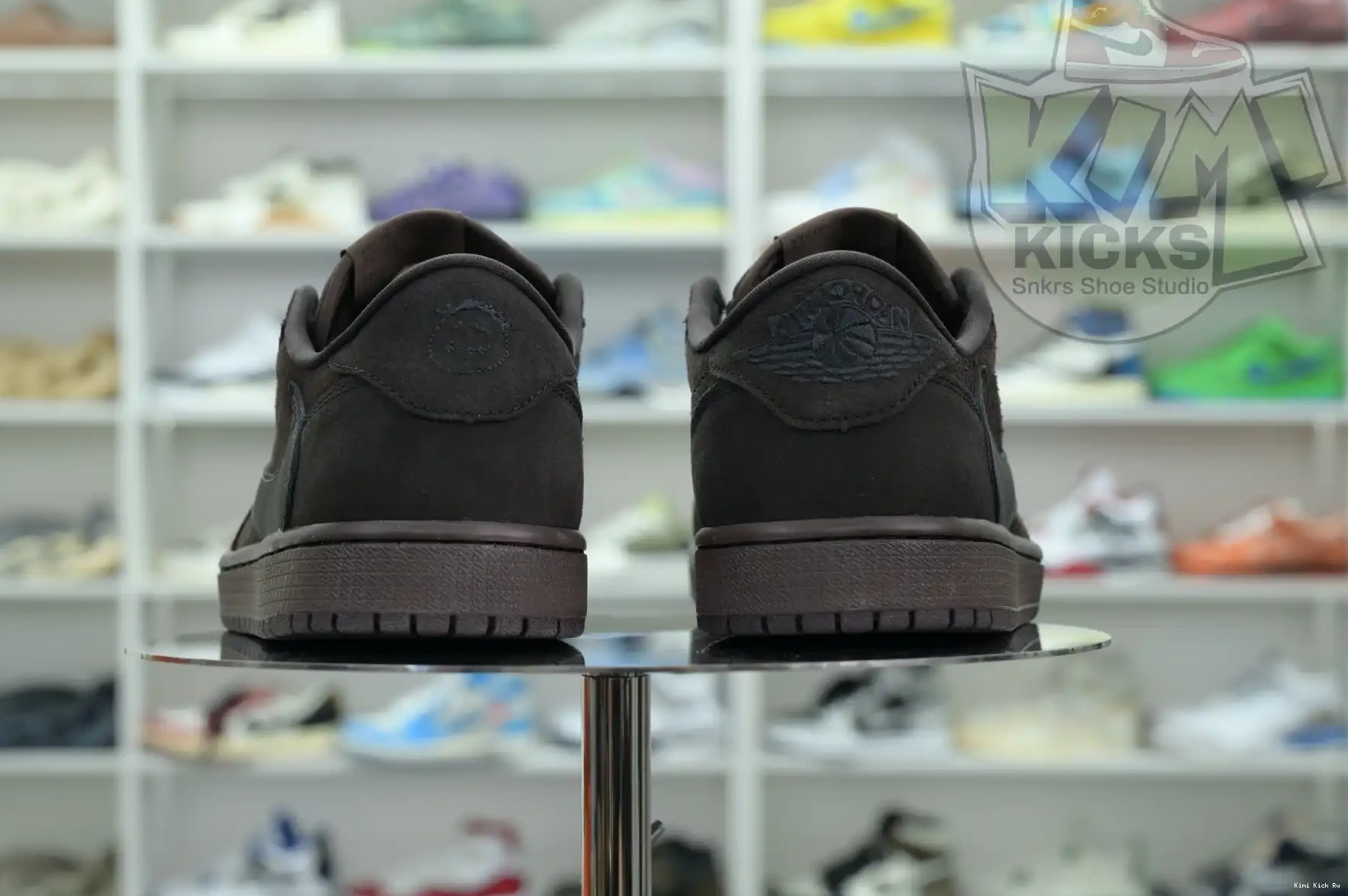 Jordan Kimikick Jordan Air Scott Travis 1 Low Brown” OG“Velvet x 0408